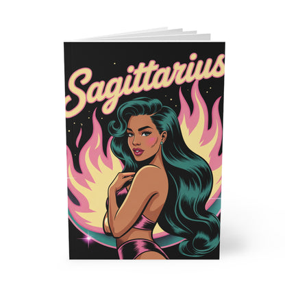 Fire Sign 🔥 Sagittarius Softcover Notebook, Zodiac Journal, Astrology Gift
