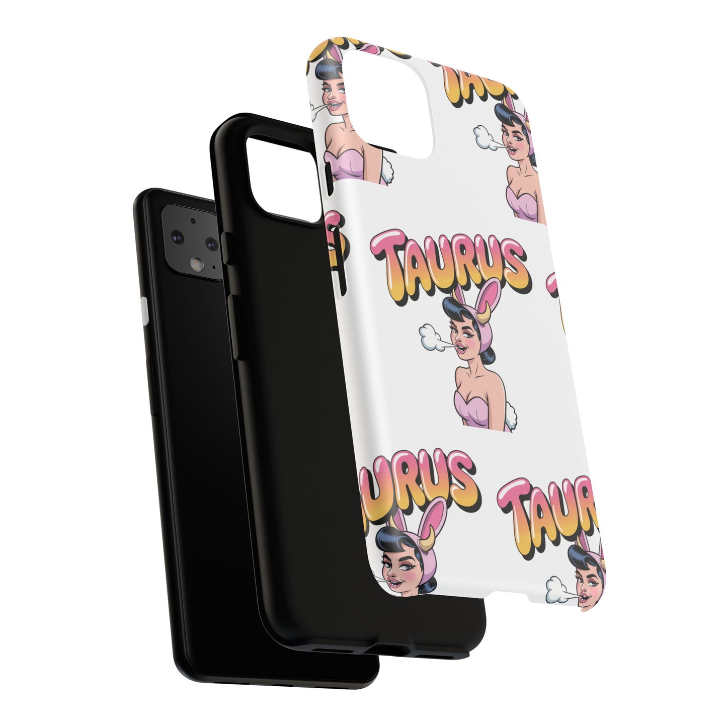 Stylish “Taurus” Phone Case, Cartoon Design