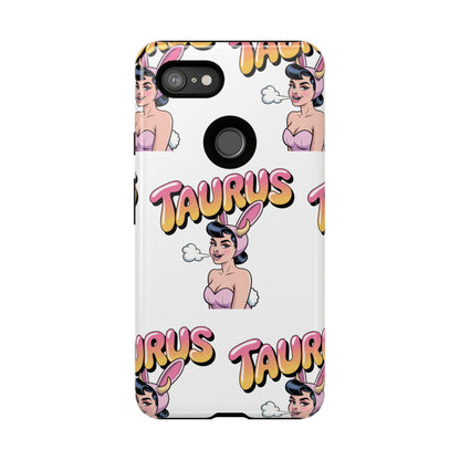 Stylish “Taurus” Phone Case, Cartoon Design