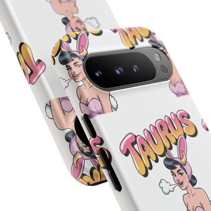 Stylish “Taurus” Phone Case, Cartoon Design