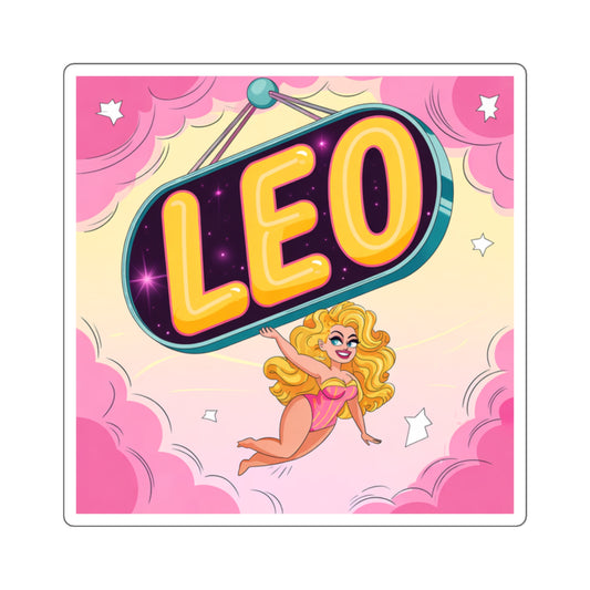 Vibrant Leo Zodiac Stickers, Fun Zodiac Decor