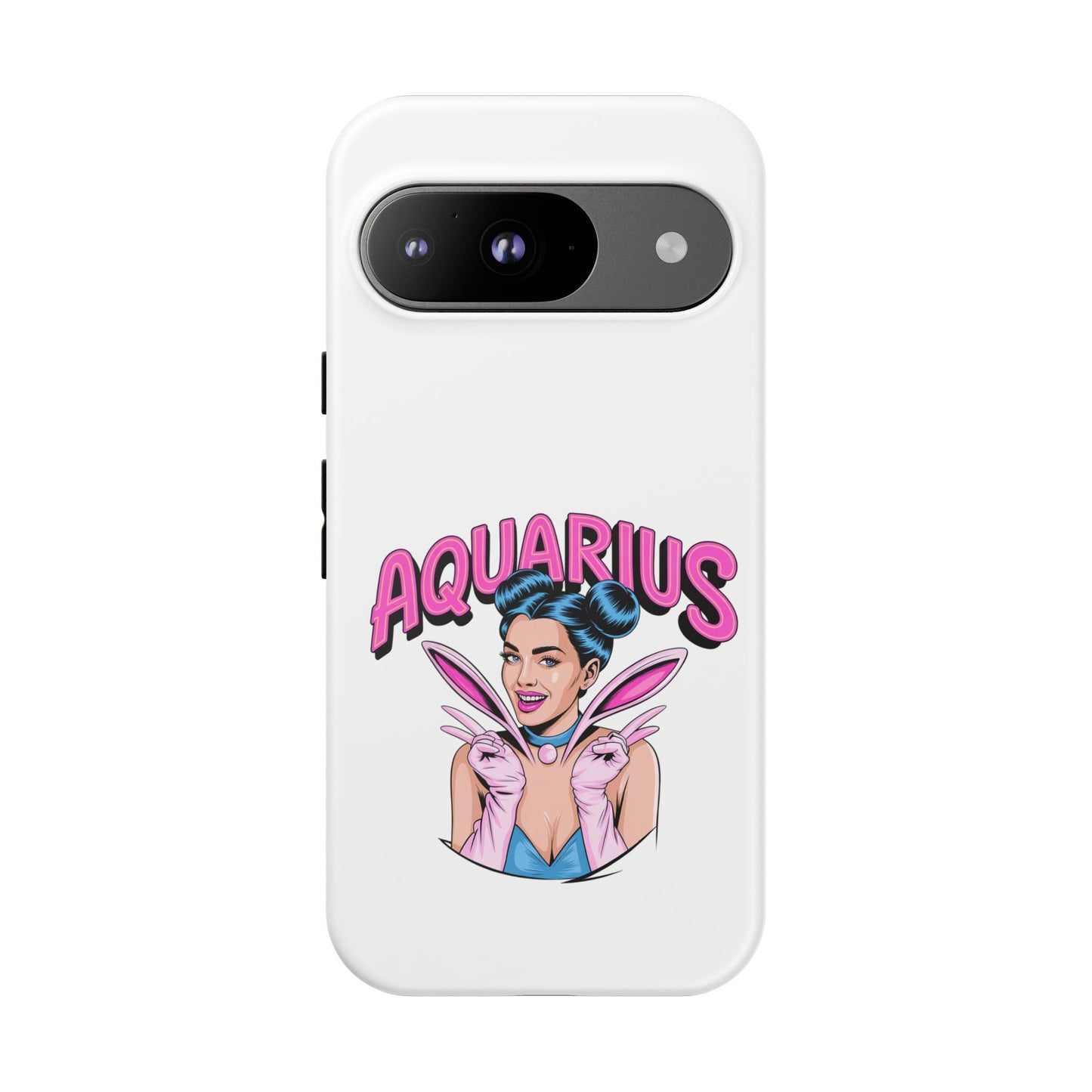 “AQUARIUS” Phone Case with Retro Look