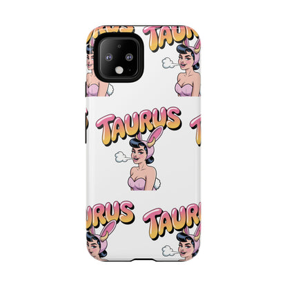 Stylish “Taurus” Phone Case, Cartoon Design