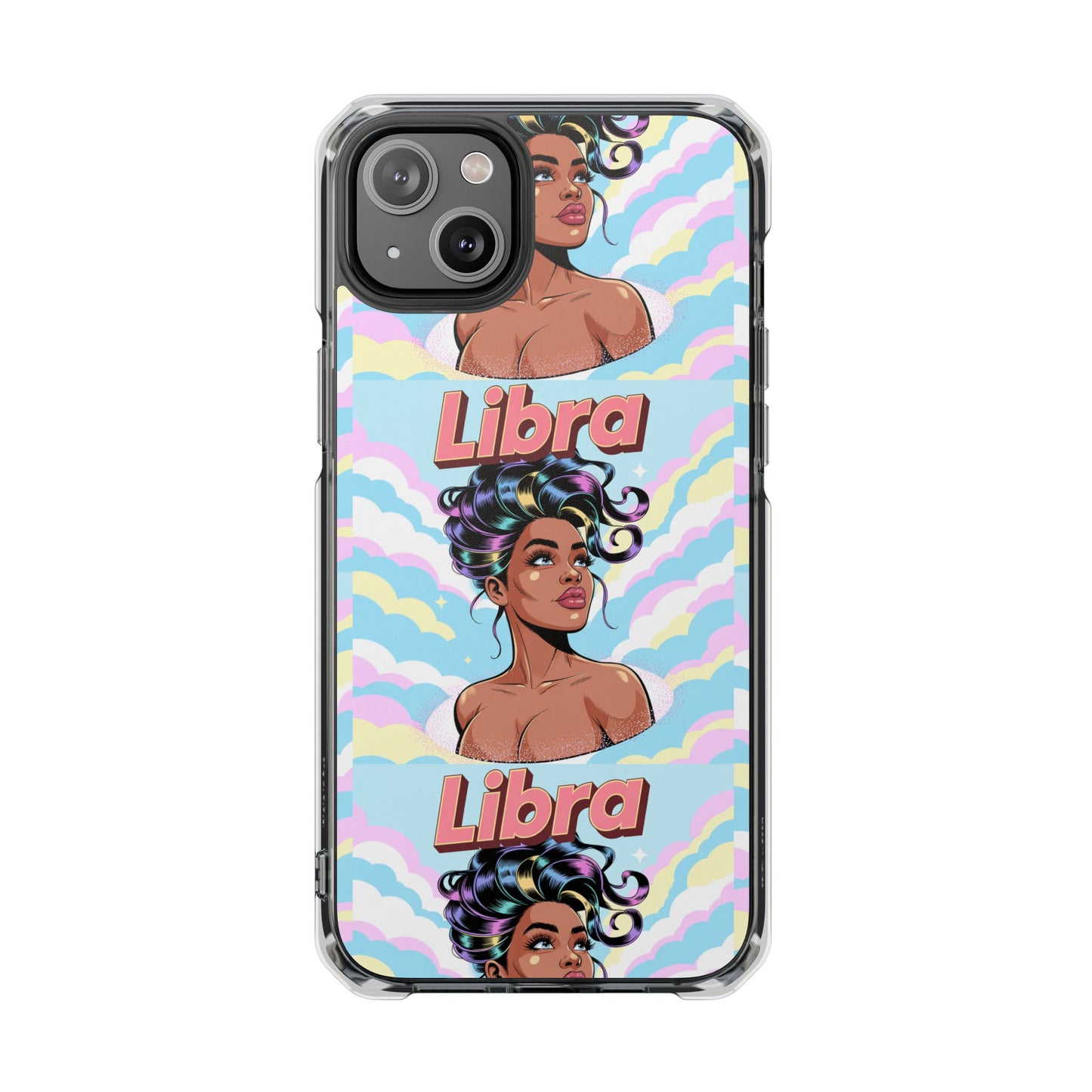 Libra Zodiac Clear MagSafe Phone Case