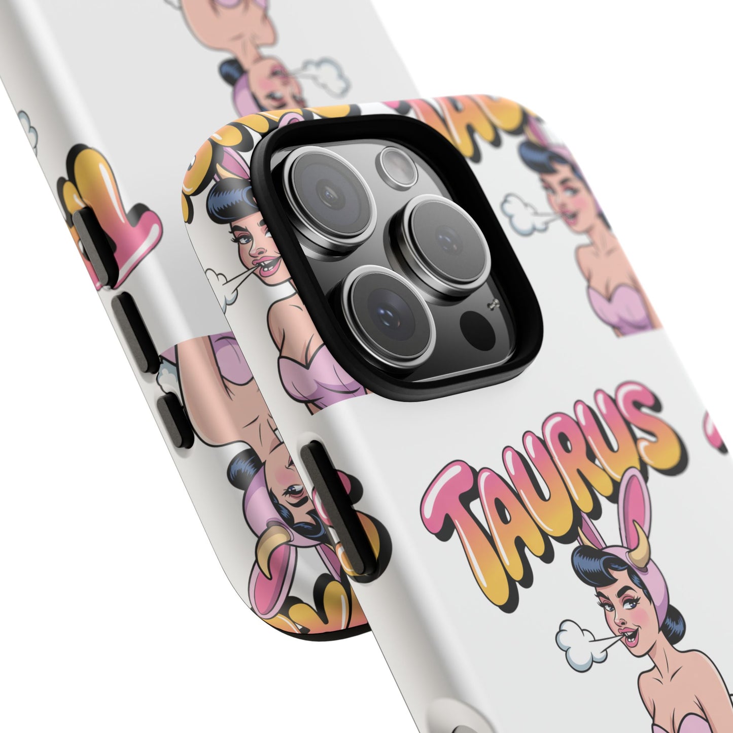 Stylish “Taurus” Phone Case, Cartoon Design