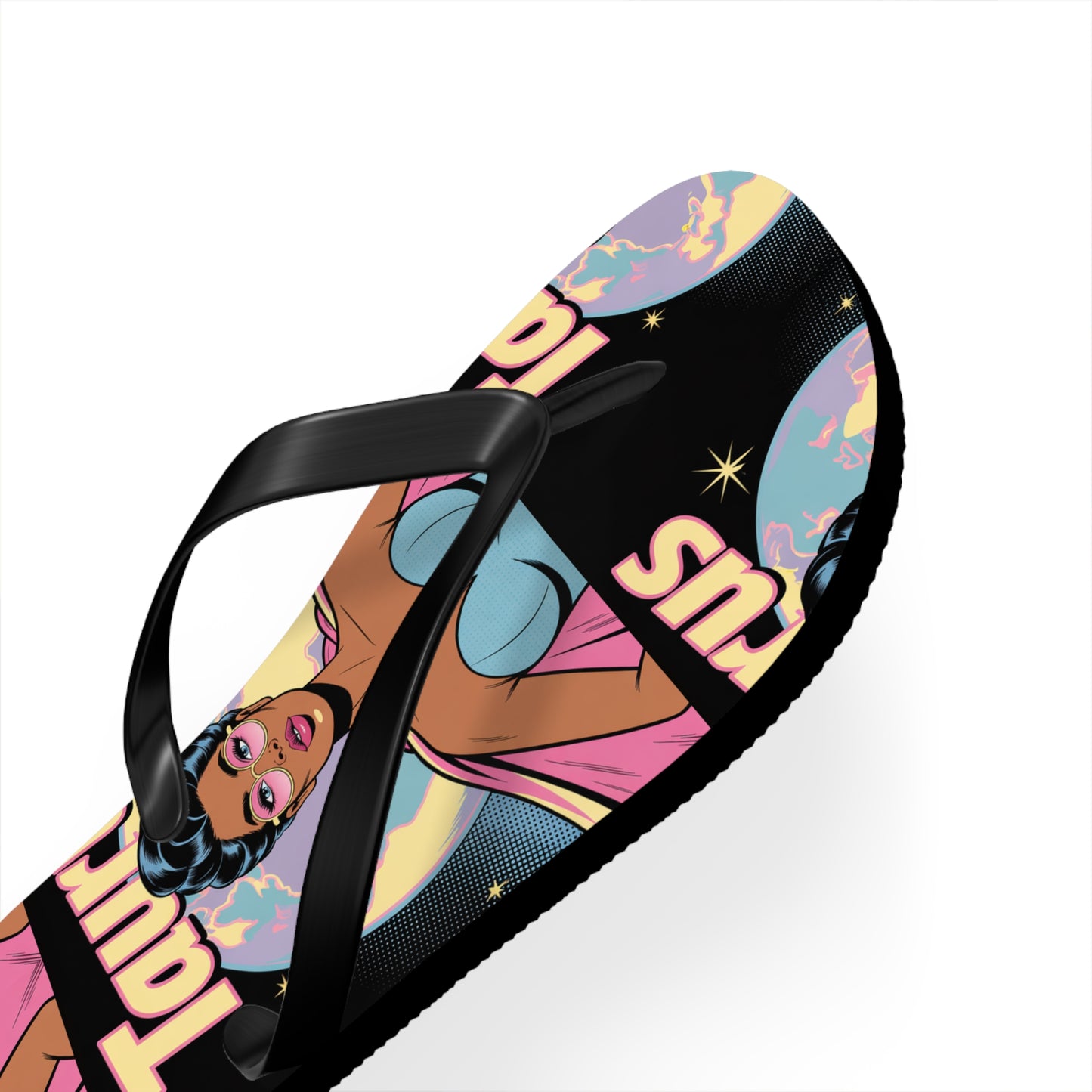 ‘TAURUS’ Colourful Flip Flops, Zodiac Sandals for Astrology Lovers
