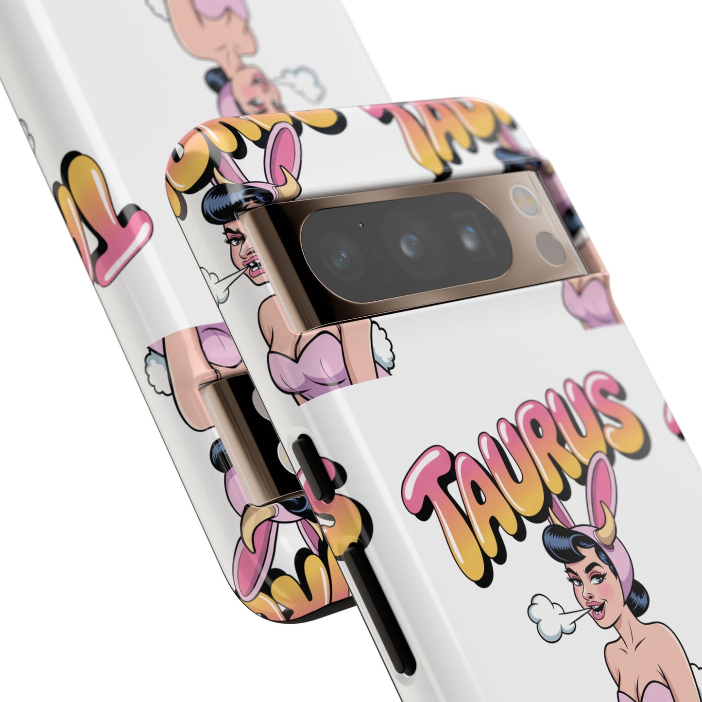 Stylish “Taurus” Phone Case, Cartoon Design