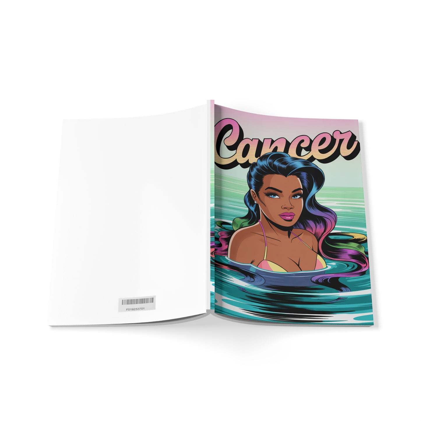 Water Sign 🧜🏻‍♀️ Cancer Zodiac Softcover Notebook
