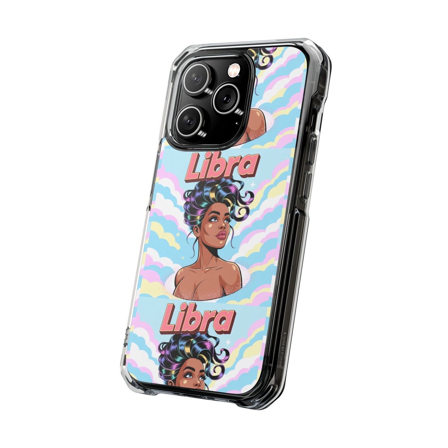 Libra Zodiac Clear MagSafe Phone Case