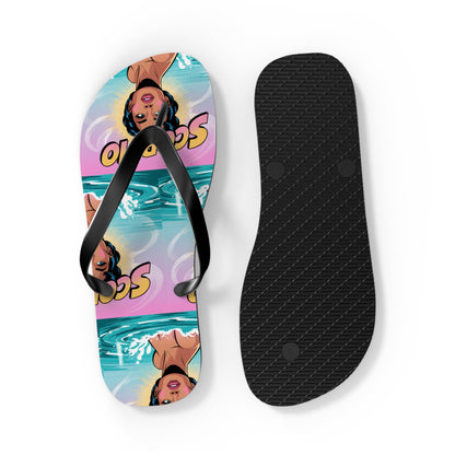 ‘Scorpio’ Zodiac Flops | Fun Beach Sandals, Astrology Gifts