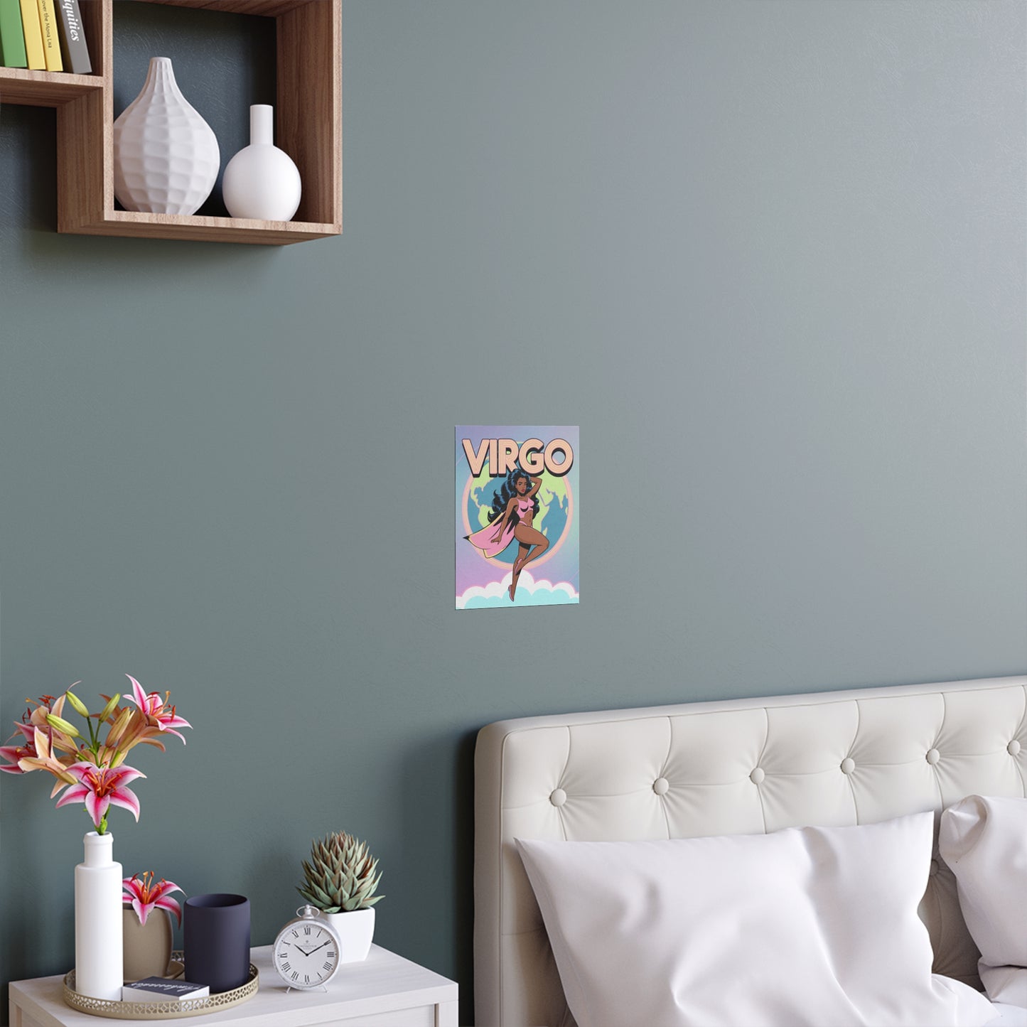 Virgo Indoor and Outdoor Silk Posters