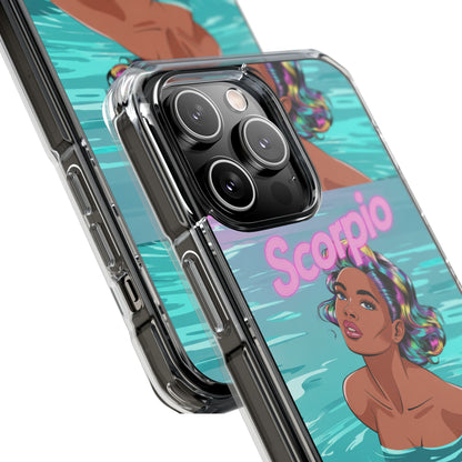 Scorpio Zodiac Clear MagSafe Phone Cases, Horoscope Cases