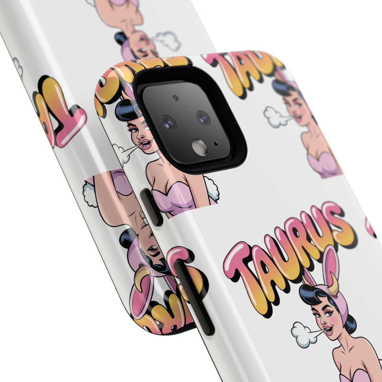 Stylish “Taurus” Phone Case, Cartoon Design