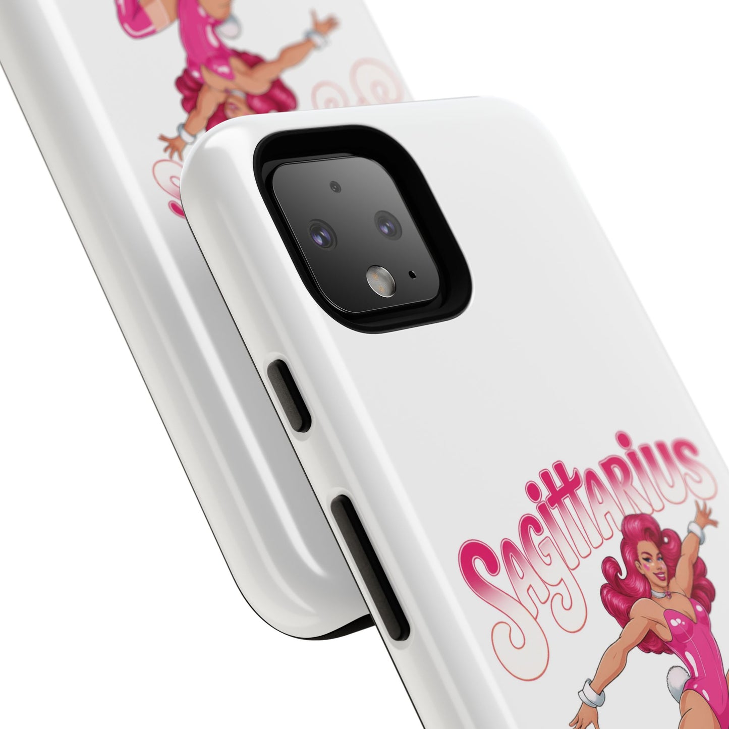 “Sagittarius” phone case Pink Dollar Bill Woman Bunny Costume