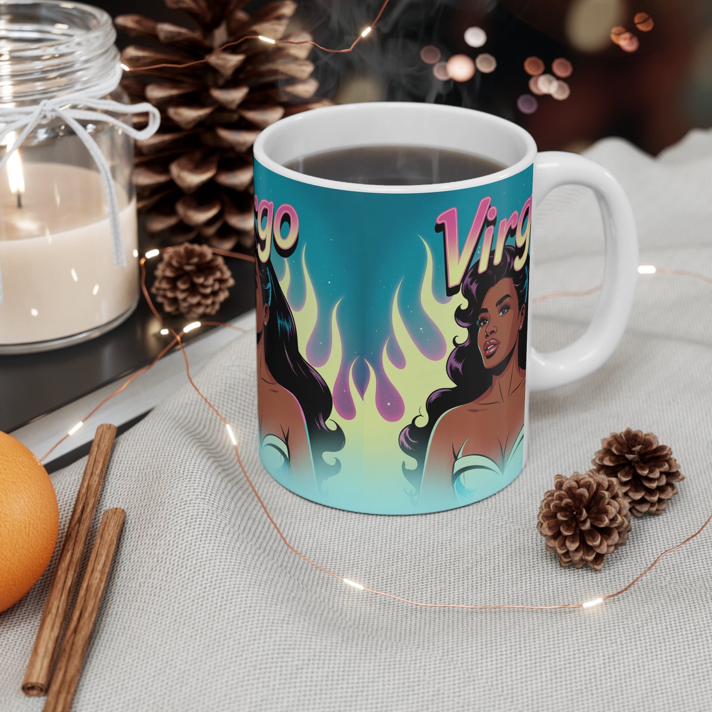 Astrological Virgo Mug, Zodiac Coffee Cup