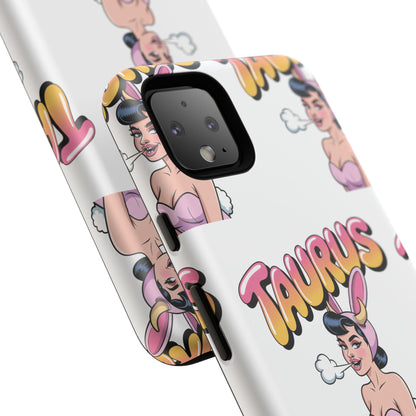 Stylish “Taurus” Phone Case, Cartoon Design