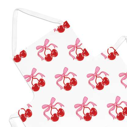 Cherry Adult Apron, Cute Baking Gift, Kitchen Accessory, Chef Apron
