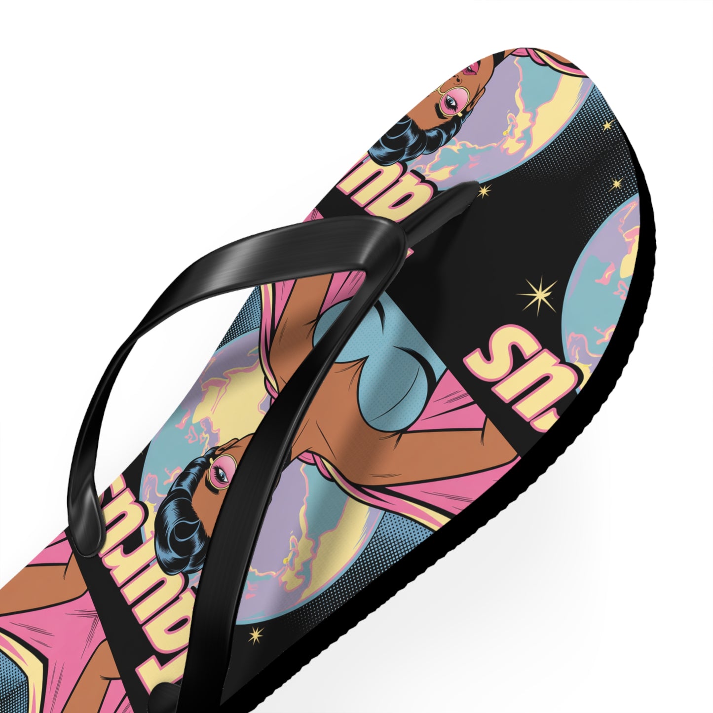 ‘TAURUS’ Colourful Flip Flops, Zodiac Sandals for Astrology Lovers