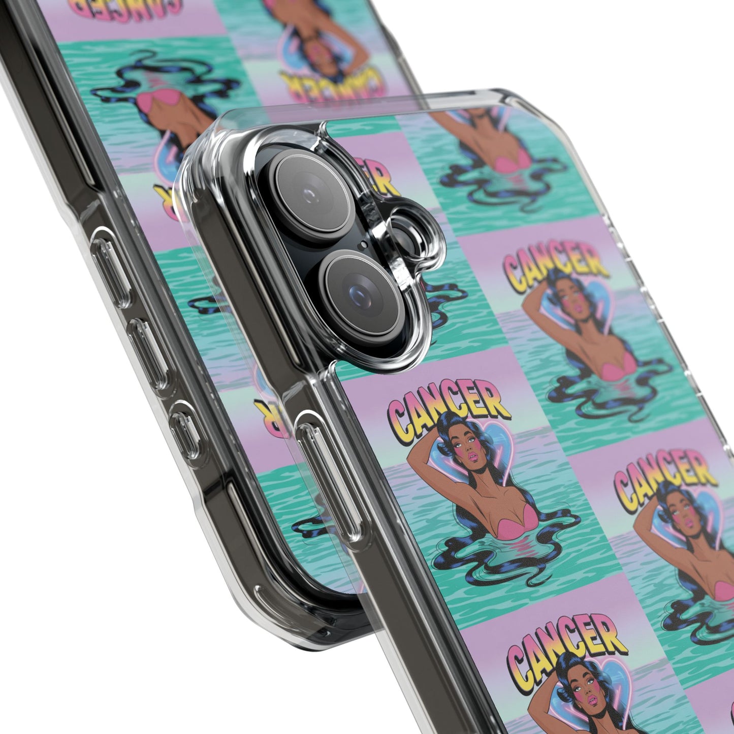 Cancer Zodiac MagSafe Clear Phone Case, Astrology Gift