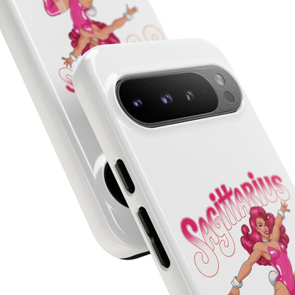 “Sagittarius” phone case Pink Dollar Bill Woman Bunny Costume