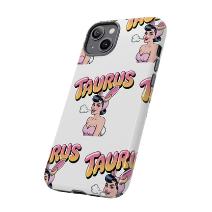 Stylish “Taurus” Phone Case, Cartoon Design