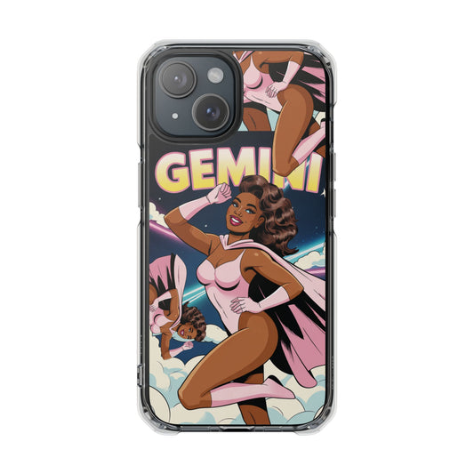Gemini Zodiac MagSafe Clear Impact Case