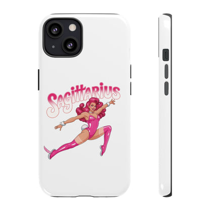 “Sagittarius” phone case Pink Dollar Bill Woman Bunny Costume