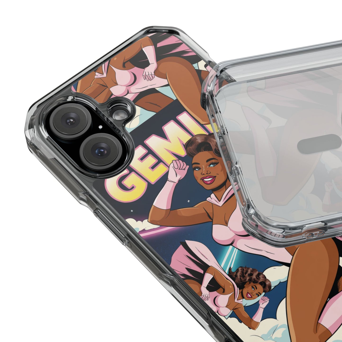 Gemini Zodiac MagSafe Clear Impact Case