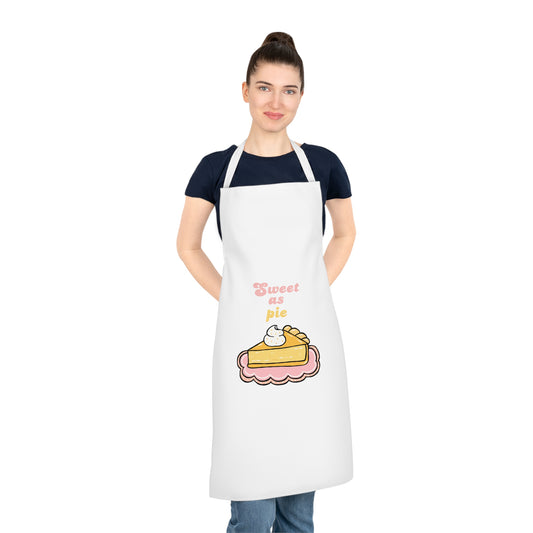 Sweet as Pie Adult Apron, Cute Kitchen Gift, Baking Accessories