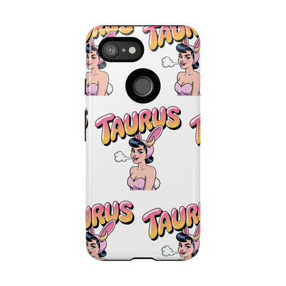 Stylish “Taurus” Phone Case, Cartoon Design