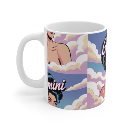 Gemini Mug | Astrology Coffee Cup, Zodiac mug