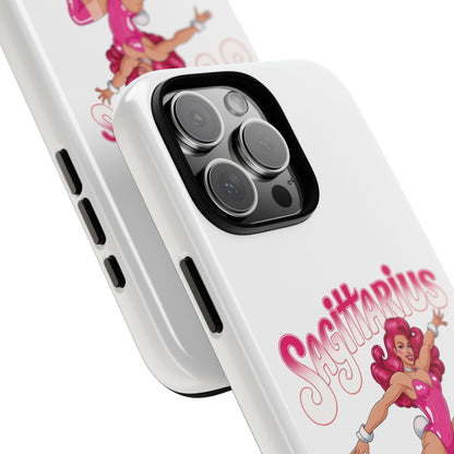 “Sagittarius” phone case Pink Dollar Bill Woman Bunny Costume