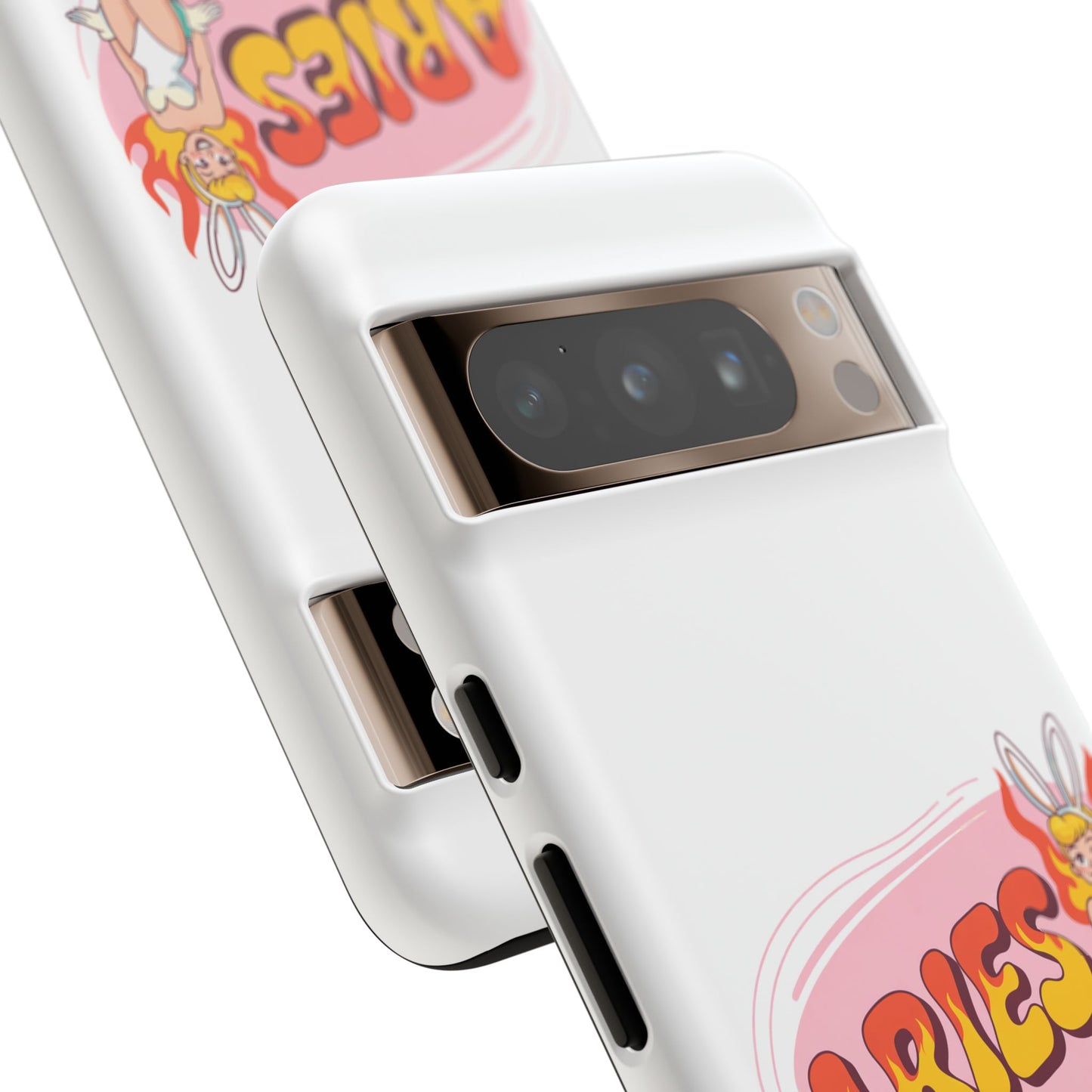 “ARIES” Cute Bunny Phone Case, Tough Phone Cover, Retro Style Case