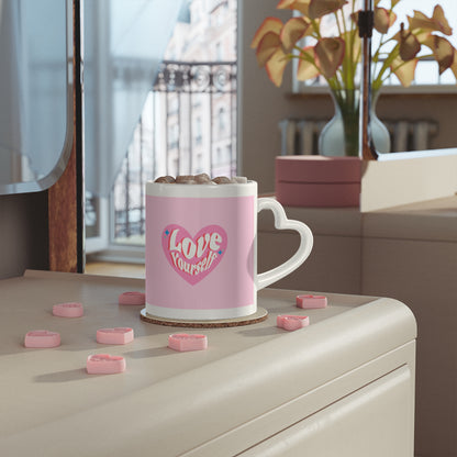 Heart-Shaped Love Mug | Motivational mug