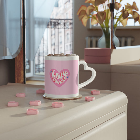 Heart-Shaped Love Mug | Motivational mug