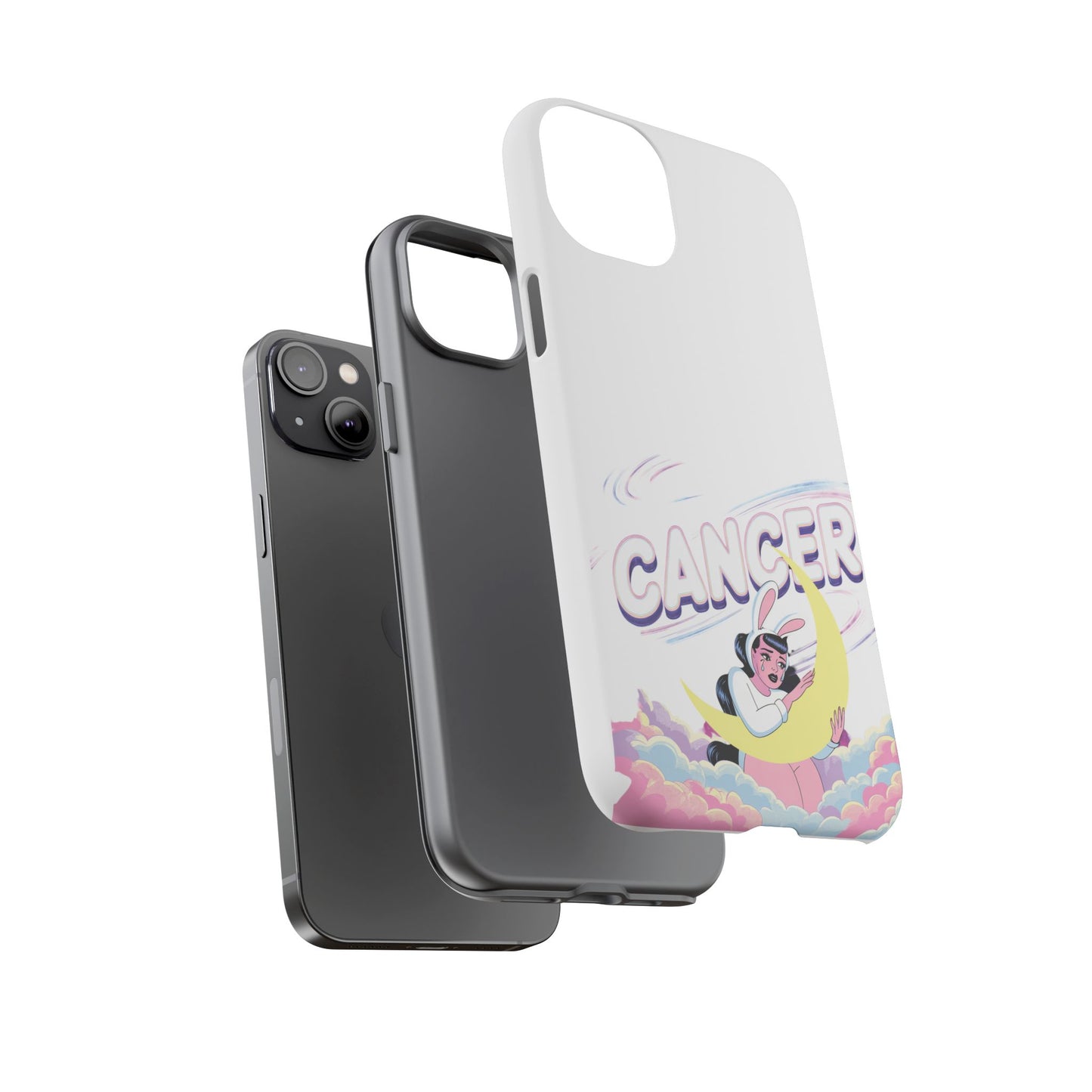 “Cancer” Zodiac Phone Case, Cute Cancer Case, Astrology Phone Cover