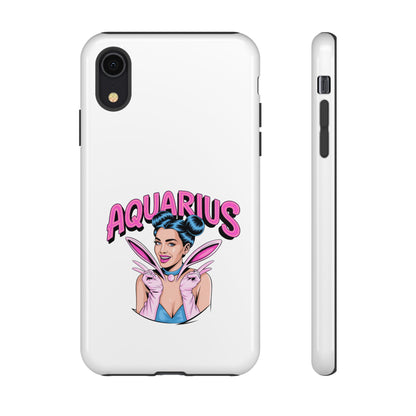 “AQUARIUS” Phone Case with Retro Look