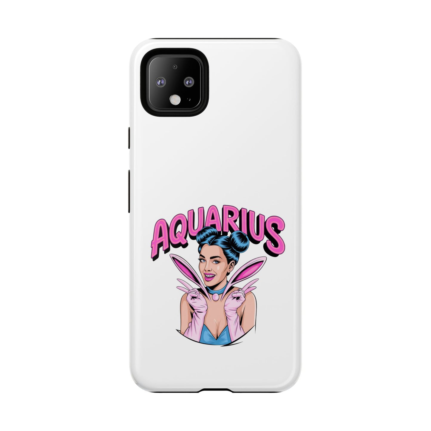 “AQUARIUS” Phone Case with Retro Look