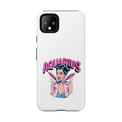 “AQUARIUS” Phone Case with Retro Look
