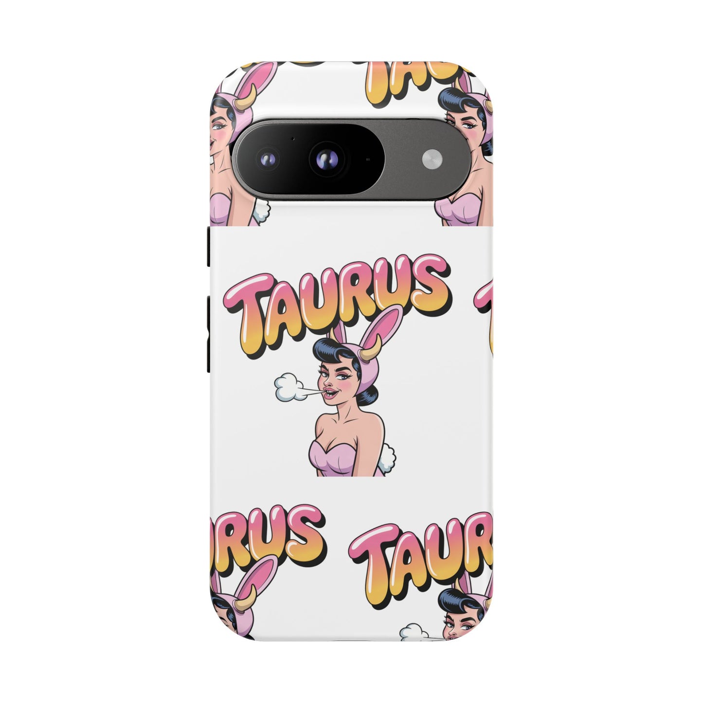 Stylish “Taurus” Phone Case, Cartoon Design