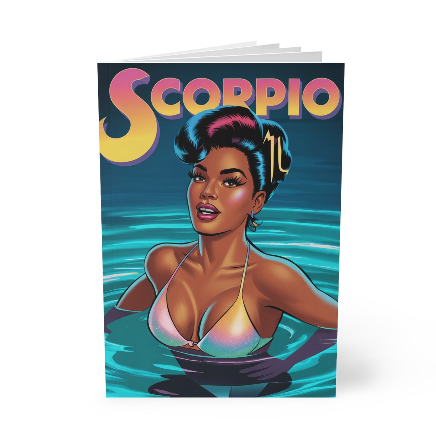 Water Sign 🧜🏻‍♀️ Scorpio Softcover Notebook, A5 | Zodiac Journal