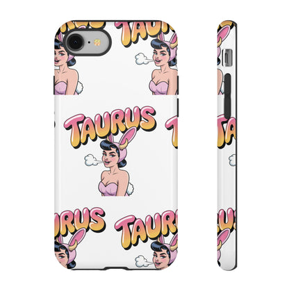 Stylish “Taurus” Phone Case, Cartoon Design