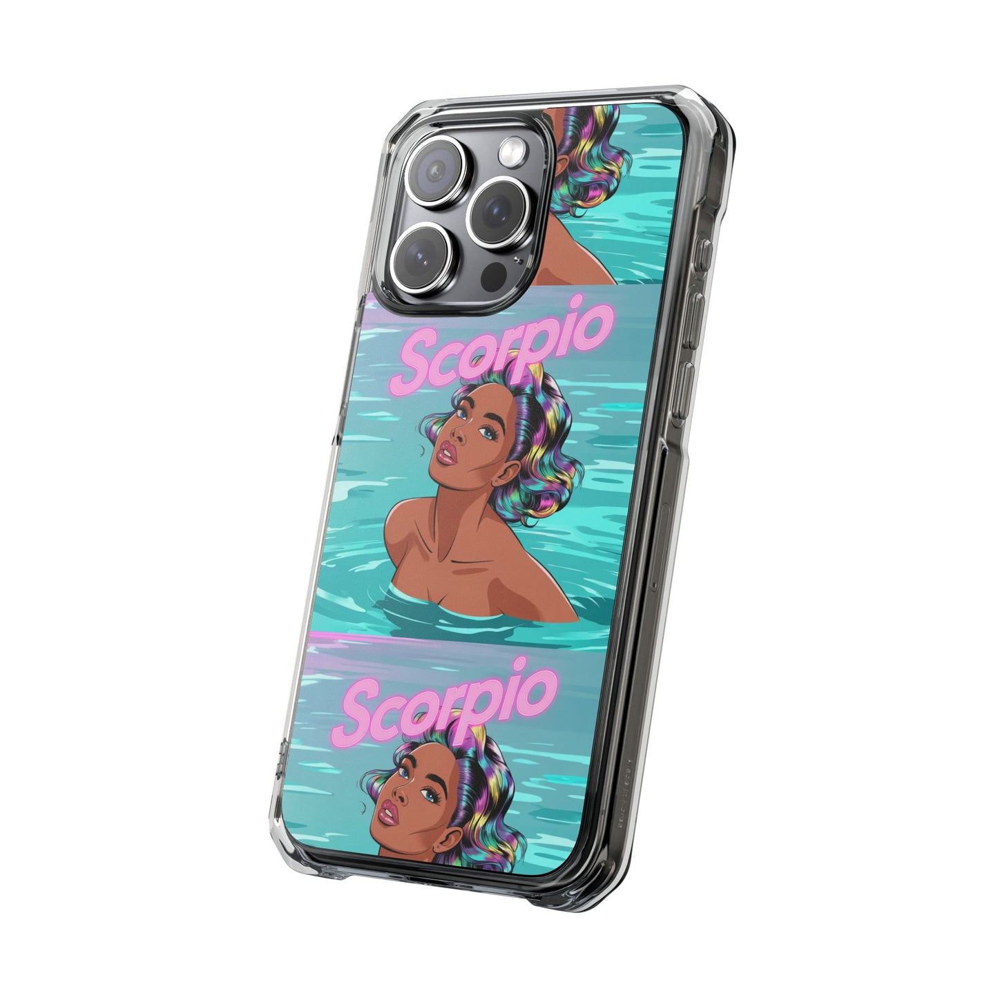 Scorpio Zodiac Clear MagSafe Phone Cases, Horoscope Cases
