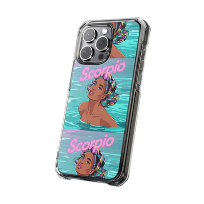 Scorpio Zodiac Clear MagSafe Phone Cases, Horoscope Cases