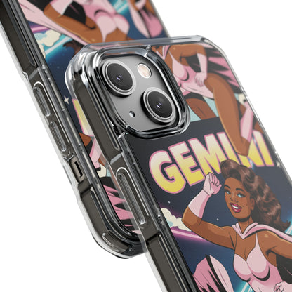 Gemini Zodiac MagSafe Clear Impact Case