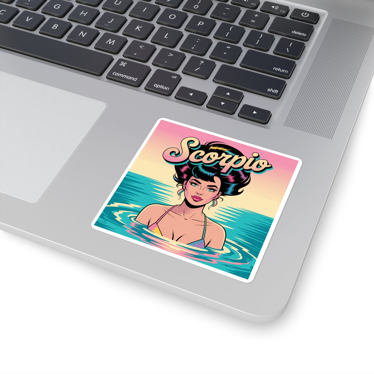 Scorpio Zodiac Square Stickers, Horoscope Stickers
