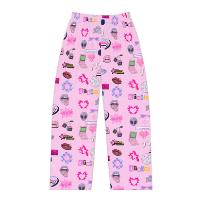 Lucky Charm Y2K Lounge Pants in Pink, Women’s sleepwear
