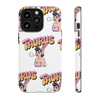 Stylish “Taurus” Phone Case, Cartoon Design
