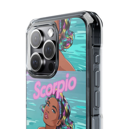 Scorpio Zodiac Clear MagSafe Phone Cases, Horoscope Cases