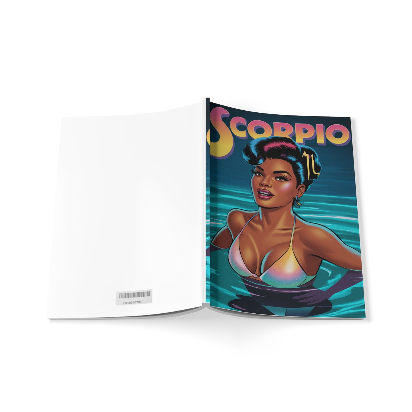 Water Sign 🧜🏻‍♀️ Scorpio Softcover Notebook, A5 | Zodiac Journal